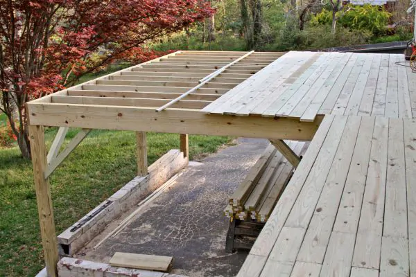 Ongoing Deck Installation by Michigan Deck Builders