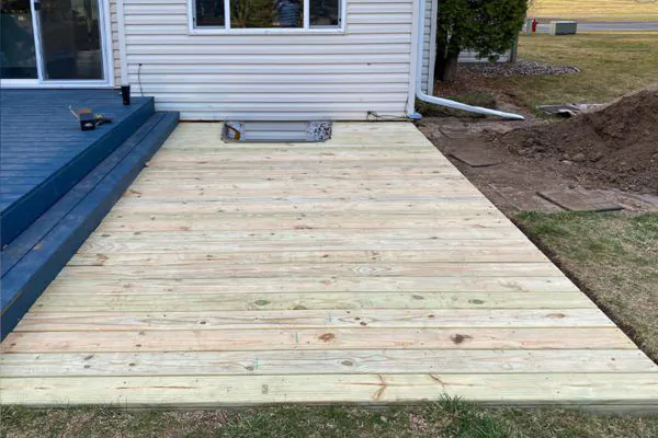 FAQs on Building a Ground Level Wooden Deck - Michigan Deck Builders